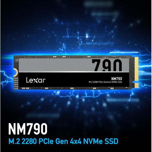 Lexar Disque Dur NM790 SSD interne 2To, M.2 2280 PCIe Gen4x4 NVMe 1.4 SSD, Jusqu’à 7400 Mo/s en lecture - image 3