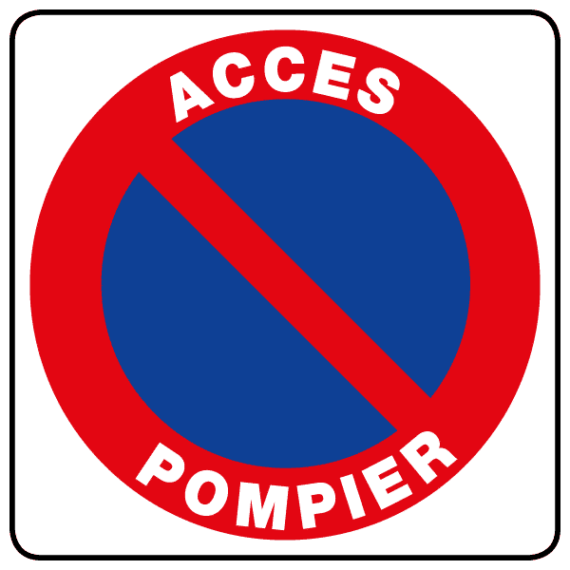 Panneau de signalisation routière pour agent de circulation, police, pompiers, rouge